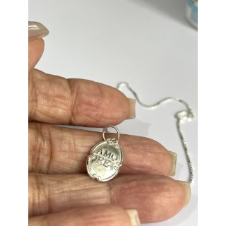 Colar Amore na corrente veneziana 45 cm